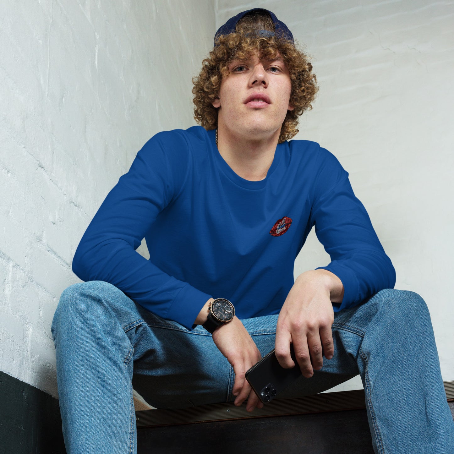 In A Word (Embroidered Logo) Unisex Long Sleeve Tee