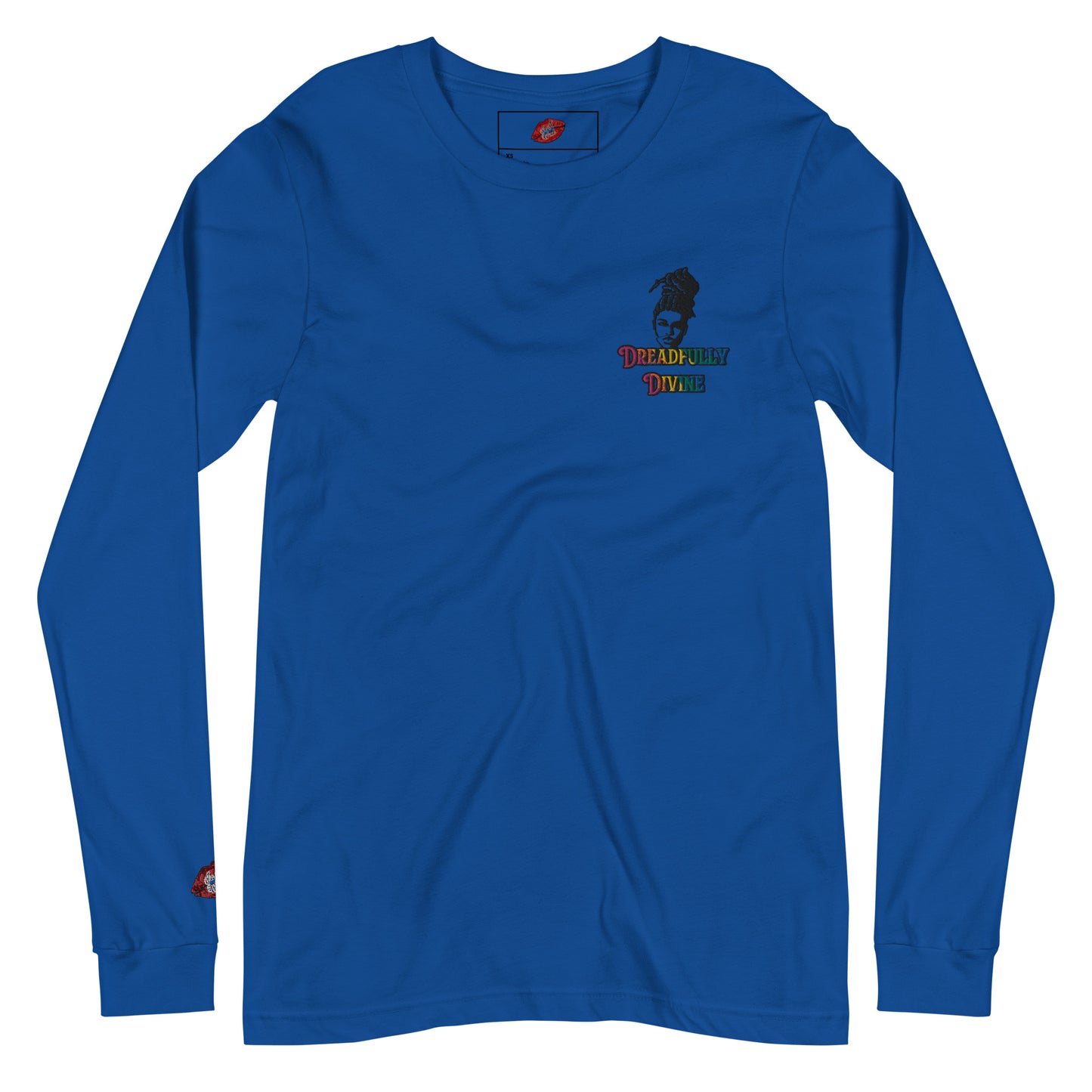 DD Woman #2 (Multi-color) Embroidered Unisex Long Sleeve Tee