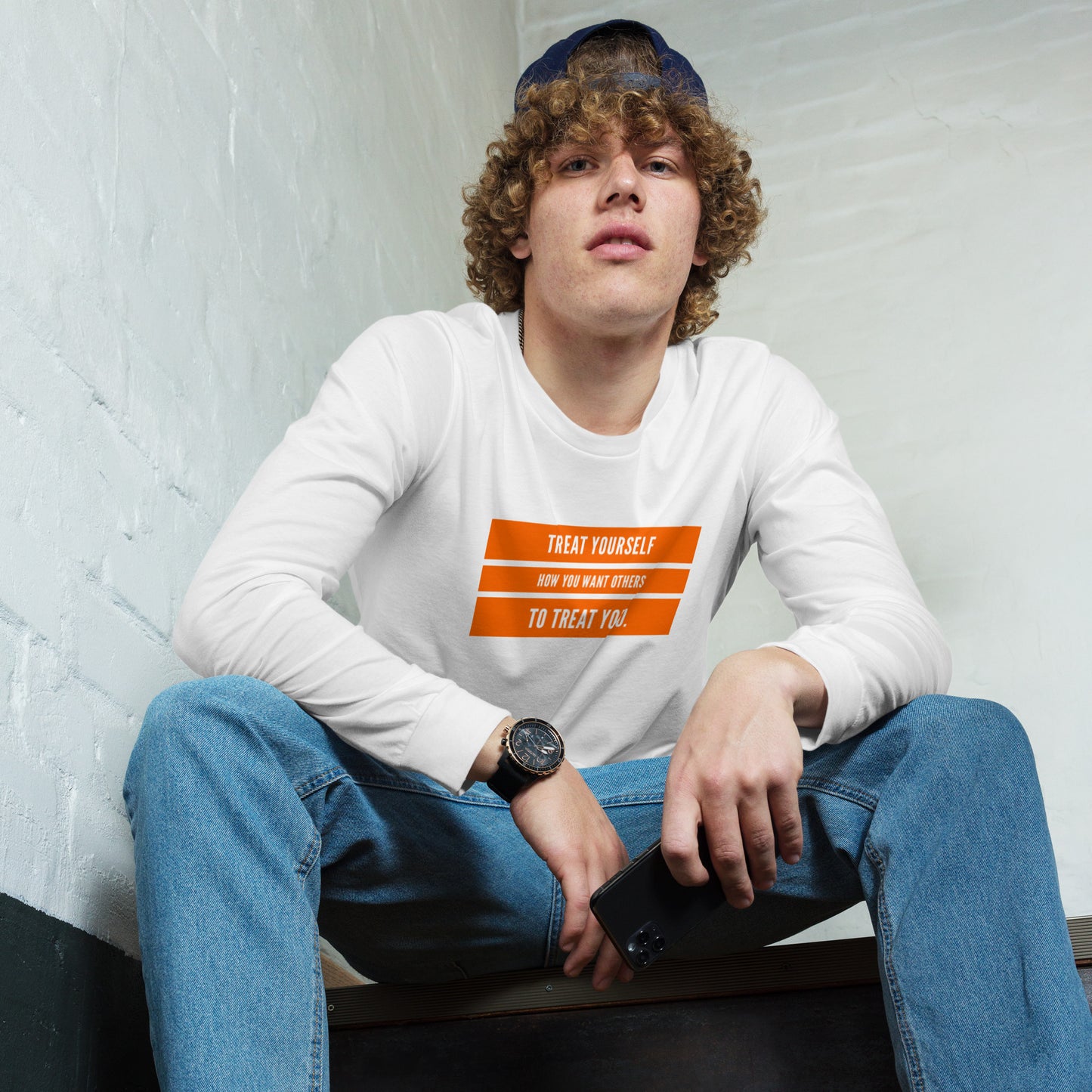 Treat Yourself Unisex Long Sleeve Tee