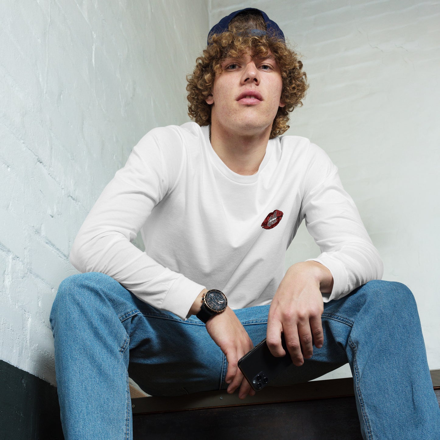 In A Word (Embroidered Logo) Unisex Long Sleeve Tee
