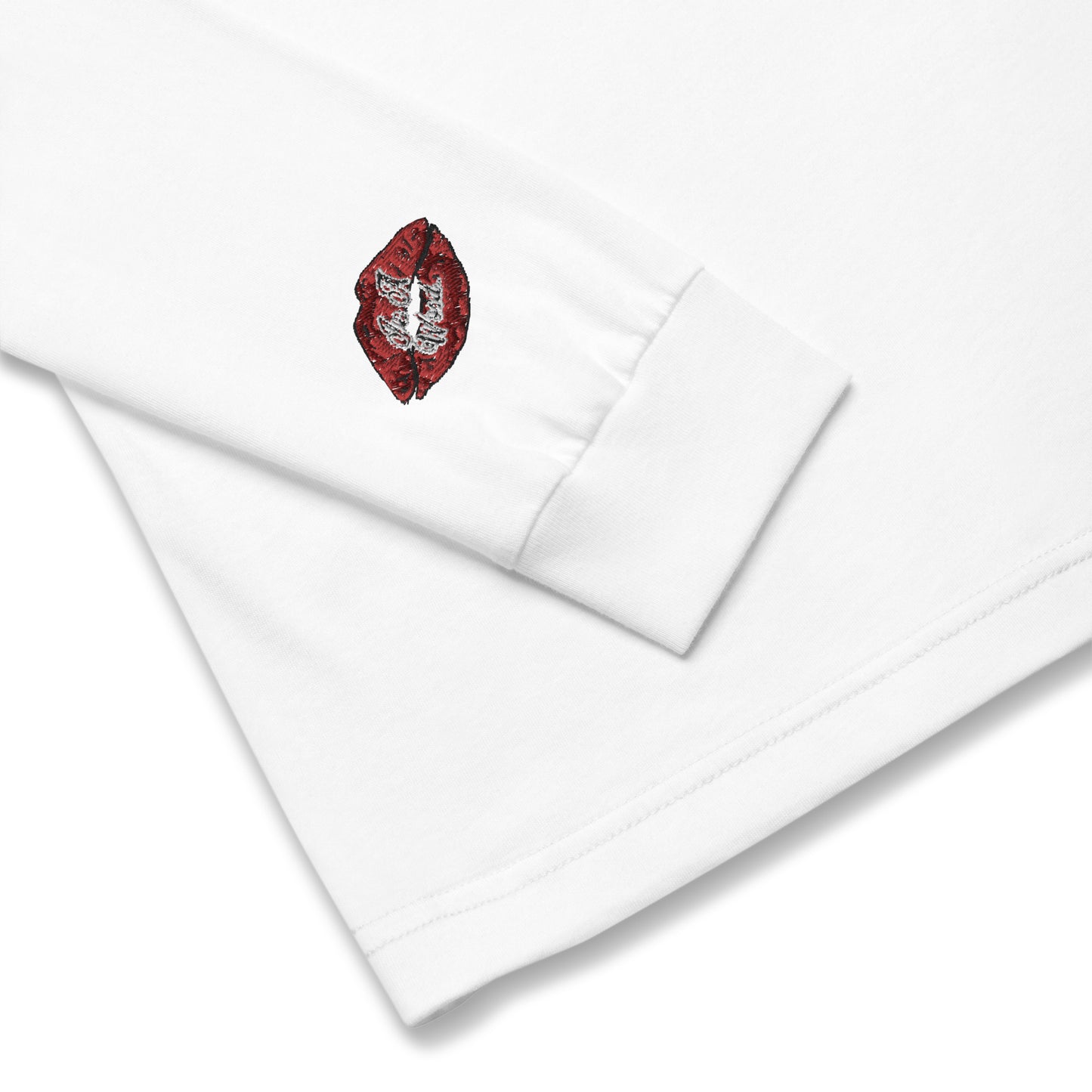 DD Woman #2 (Black) Embroidered Unisex Long Sleeve Tee