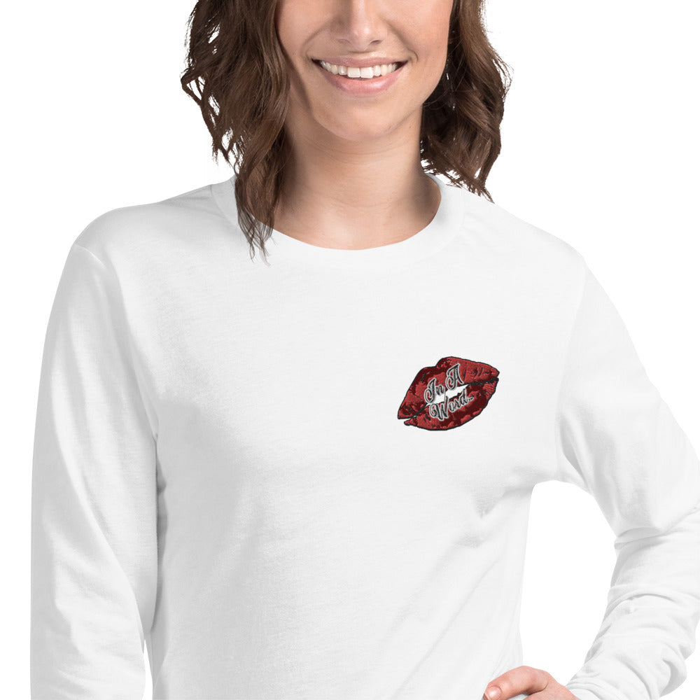 In A Word (Embroidered Logo) Unisex Long Sleeve Tee