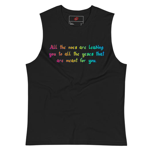 All The Noes Unisex Muscle Shirt