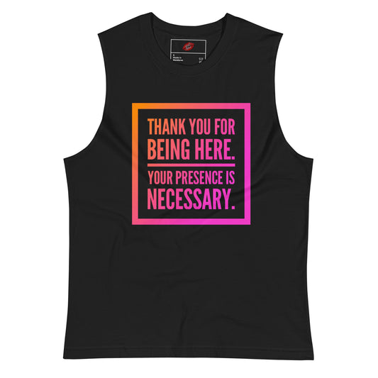 Necessary Presence Unisex Muscle Shirt