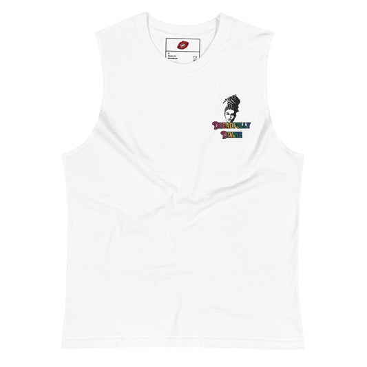 DD Woman #2 (Multi-color) Unisex Muscle Shirt