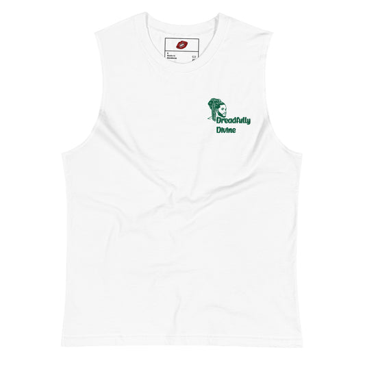 DD Man (Green) Unisex Muscle Shirt