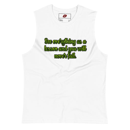 A Lesson #1  Unisex Muscle Shirt