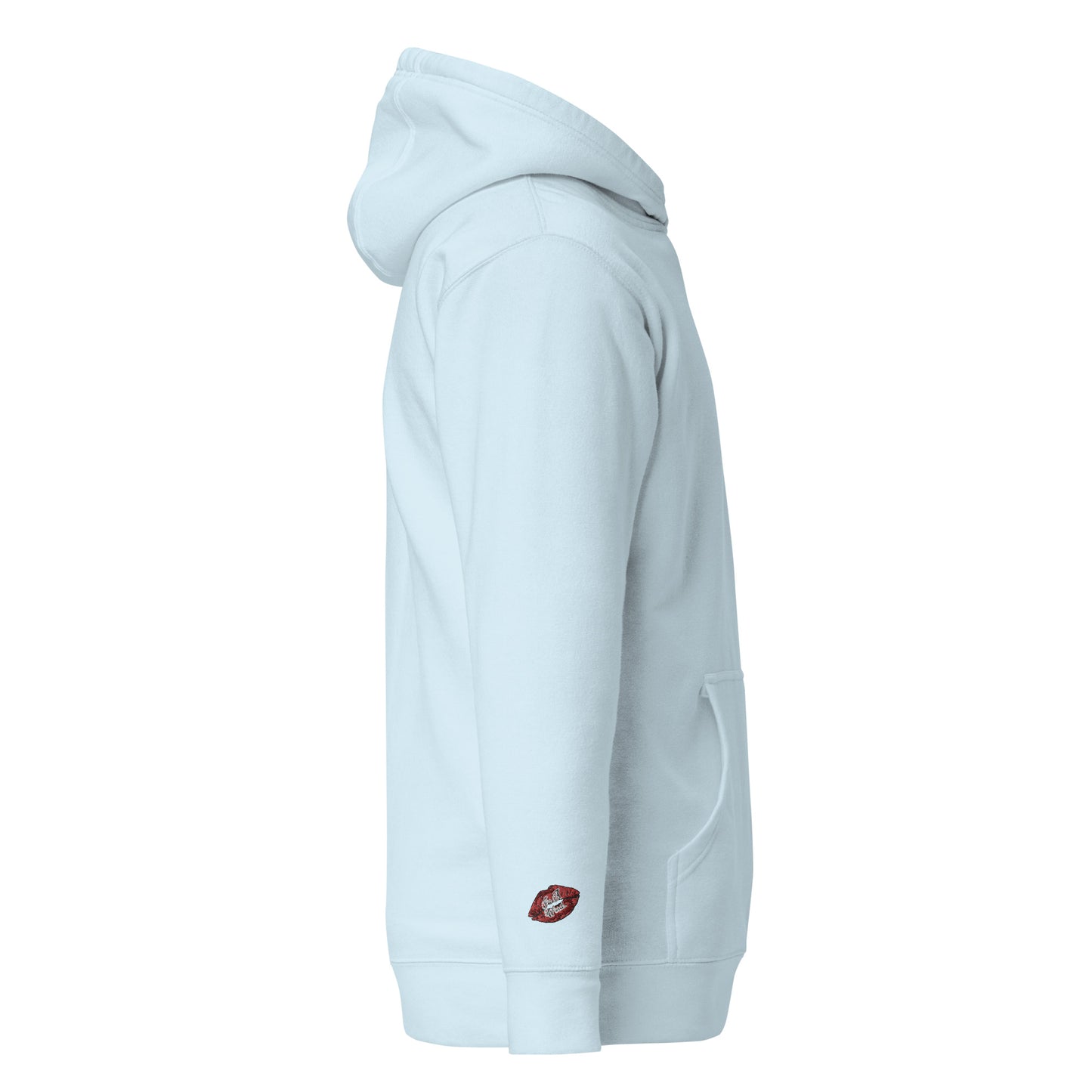 DD Woman #2 (Blue) Embroidered Unisex Premium Hoodie