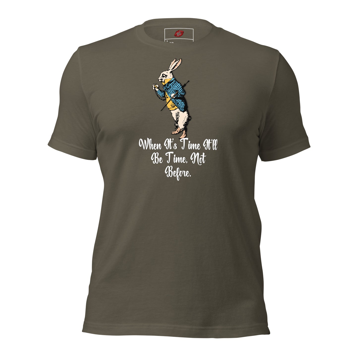 Rabbit (White) Unisex Staple T-shirt