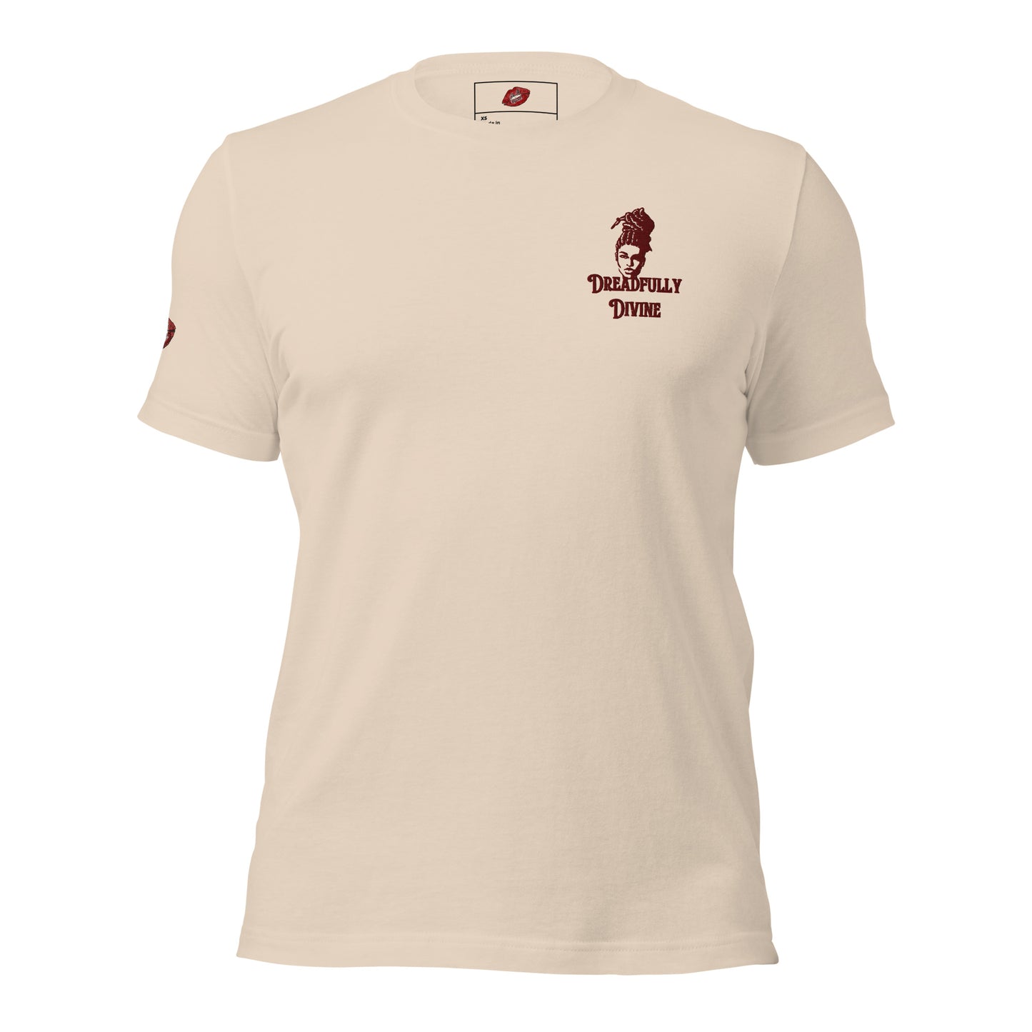 DD Woman #2 (Maroon) Embroidered Unisex Staple T-shirt