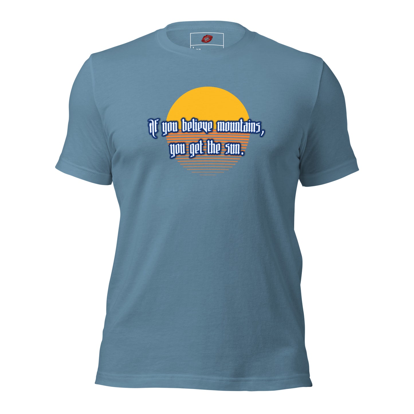 Believe Mountains Unisex Staple T-shirt
