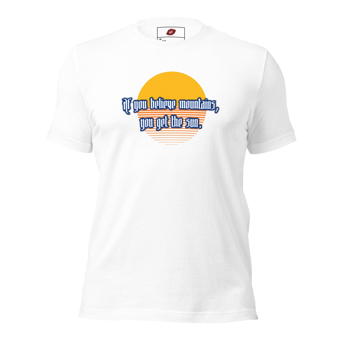 Believe Mountains Unisex Staple T-shirt