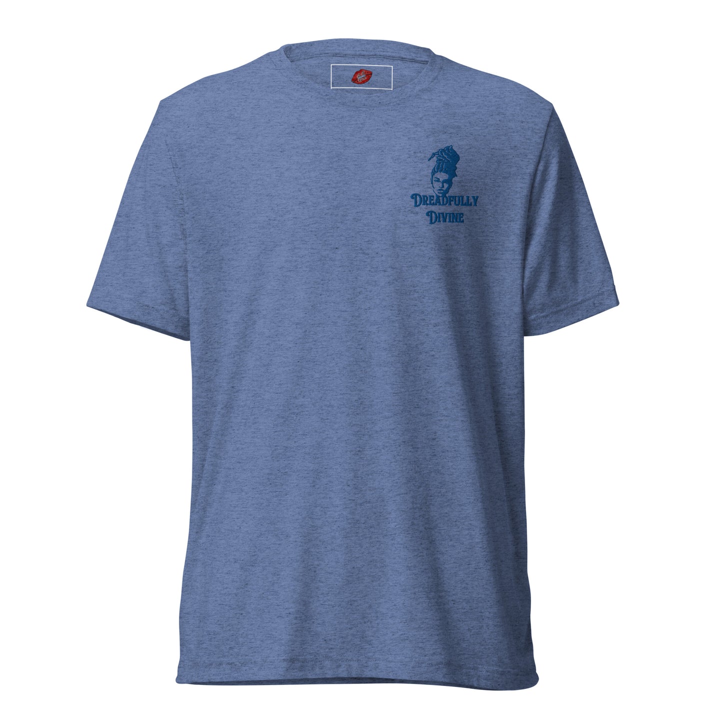 DD Woman #2 (Blue) Embroidered Tri-blend Unisex Short Sleeve T-shirt