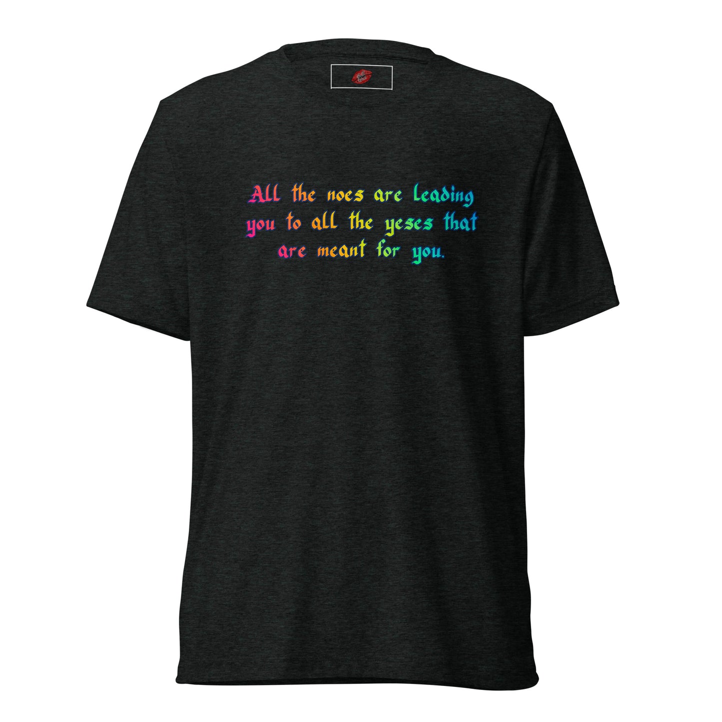 All The Noes Tri-blend Unisex Short Sleeve T-shirt