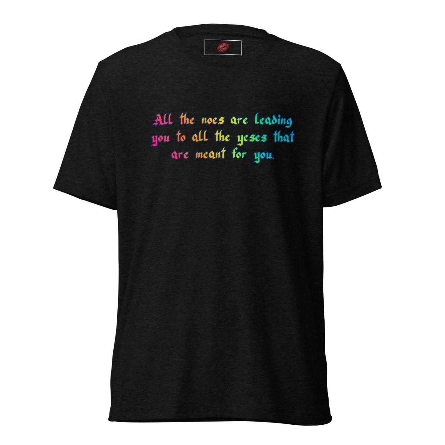 All The Noes Tri-blend Unisex Short Sleeve T-shirt