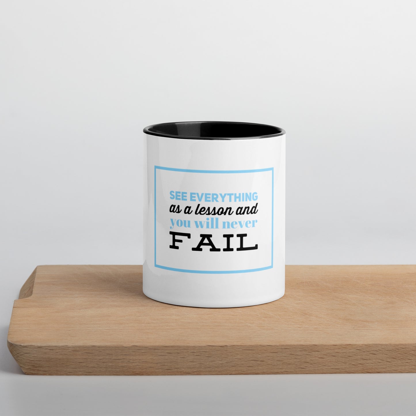 A Lesson #2 Mug With Color Inside