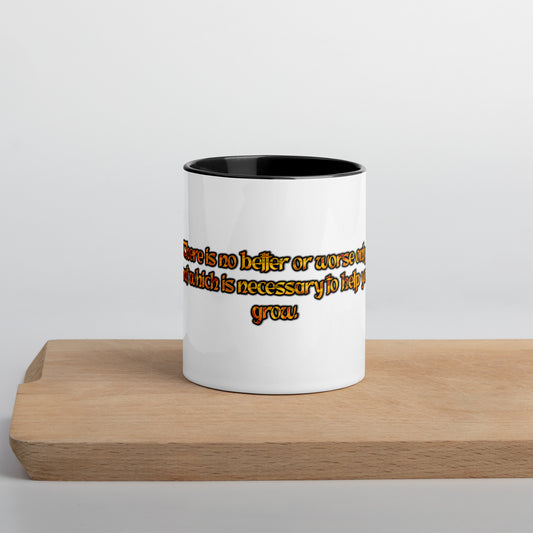 Better Or Worse Mug With Color Inside