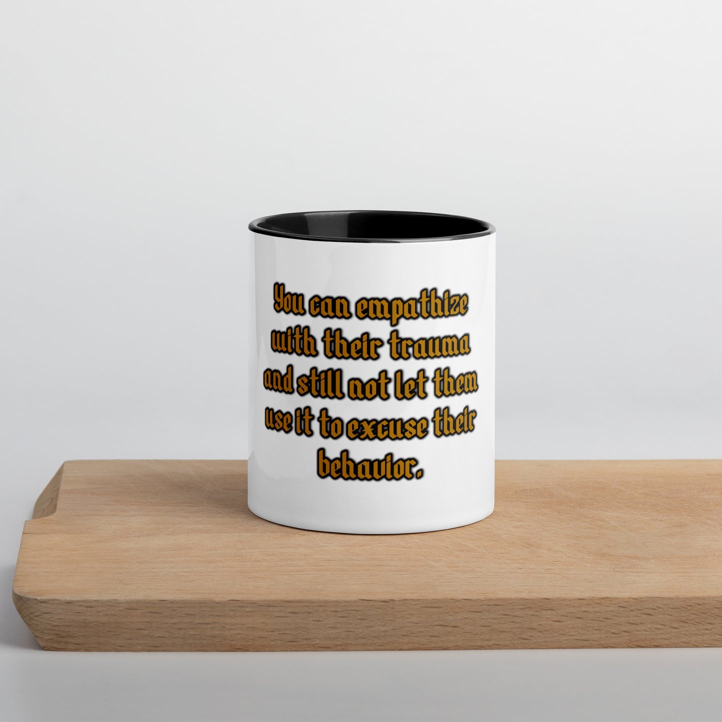 Empathy #1 Mug With Color Inside