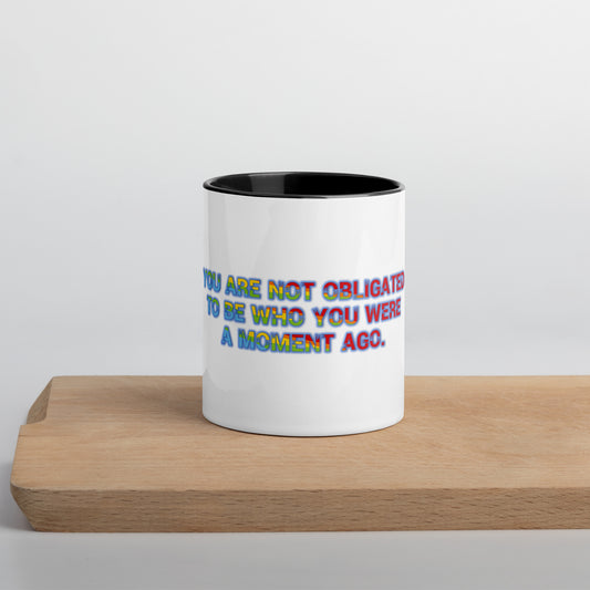 No Obligation Mug With Color Inside