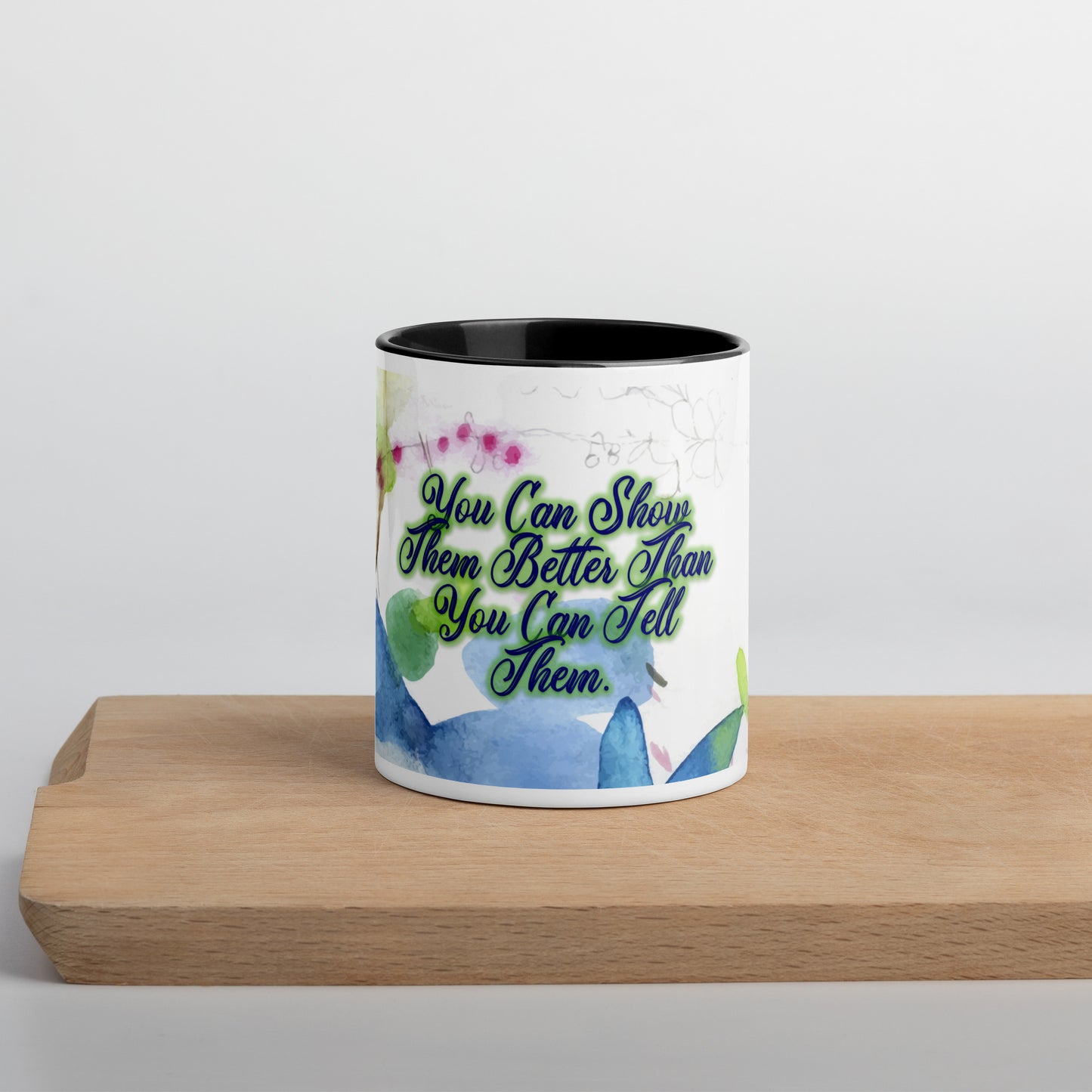 Show Them (2) Mug With Color Inside