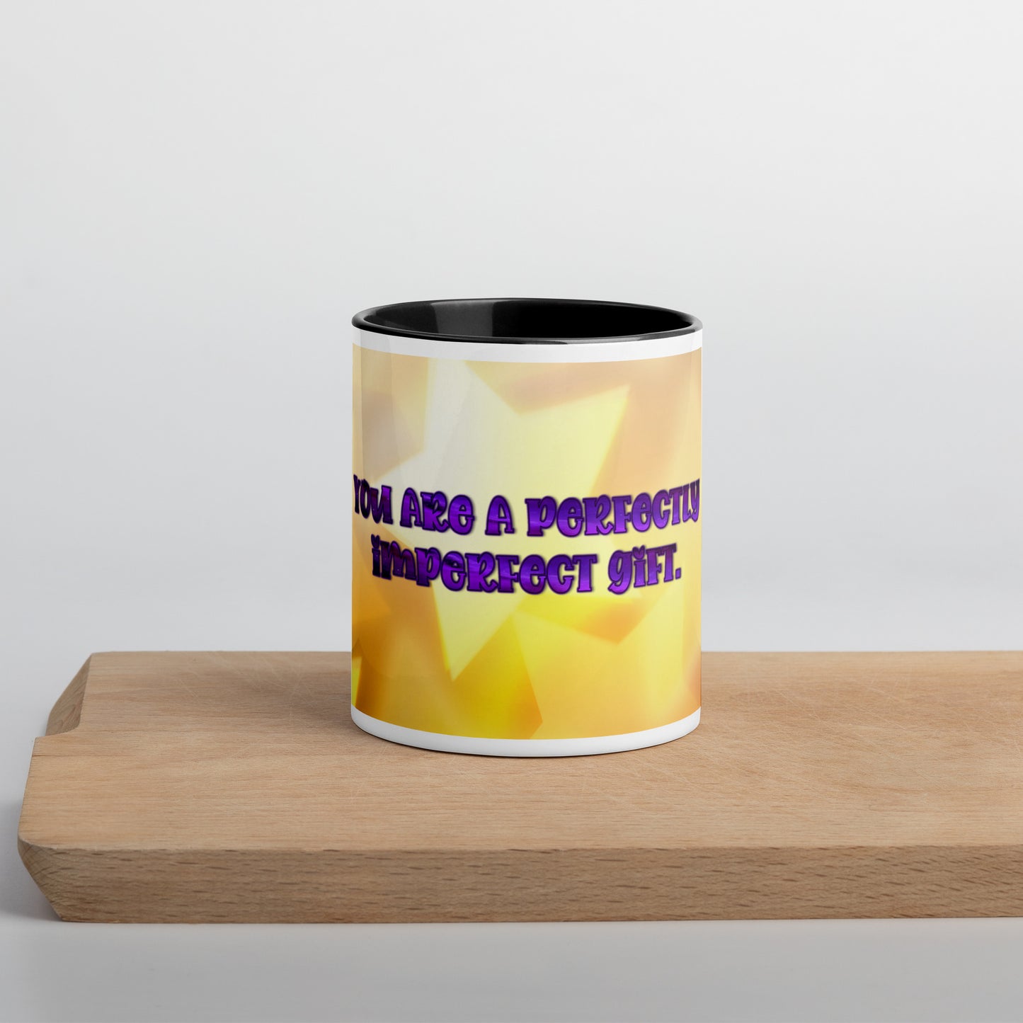 Perfectly Imperfect (2) Mug With Color Inside