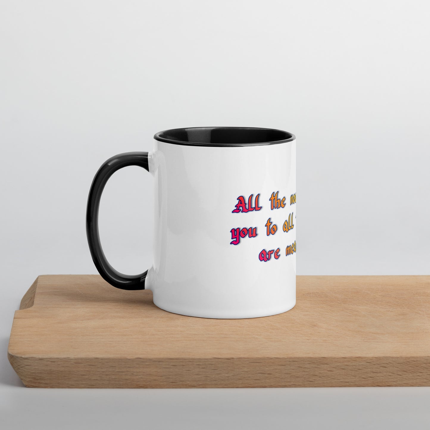 All The Noes Mug With Color Inside