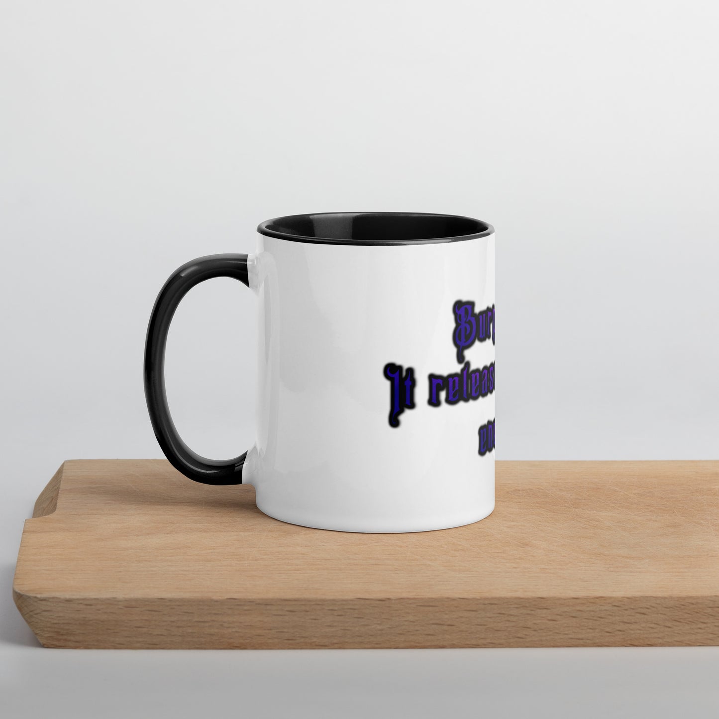 Burp More #1 Mug With Color Inside