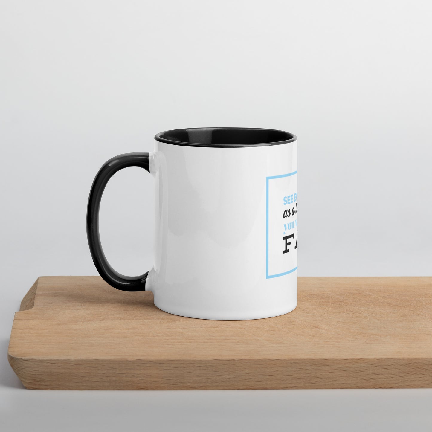 A Lesson #2 Mug With Color Inside