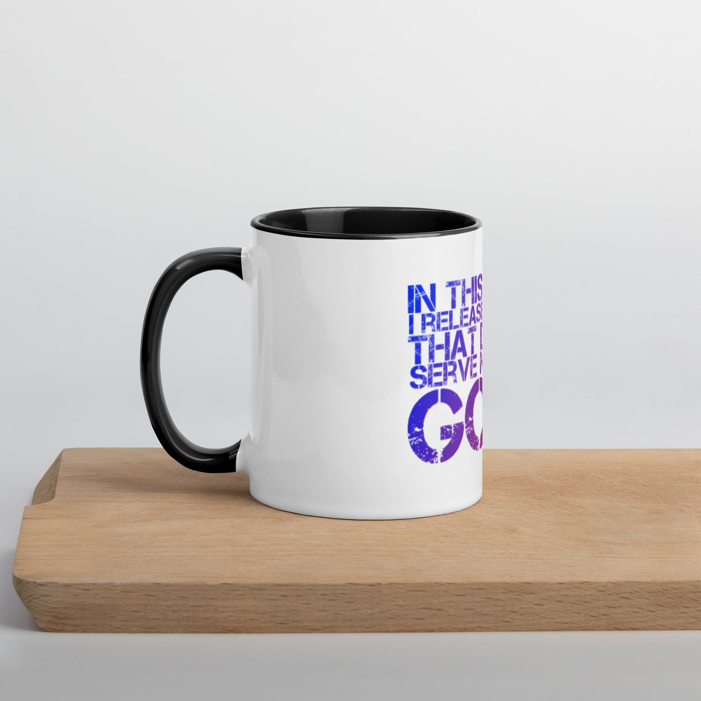 Release Everything Mug With Color Inside