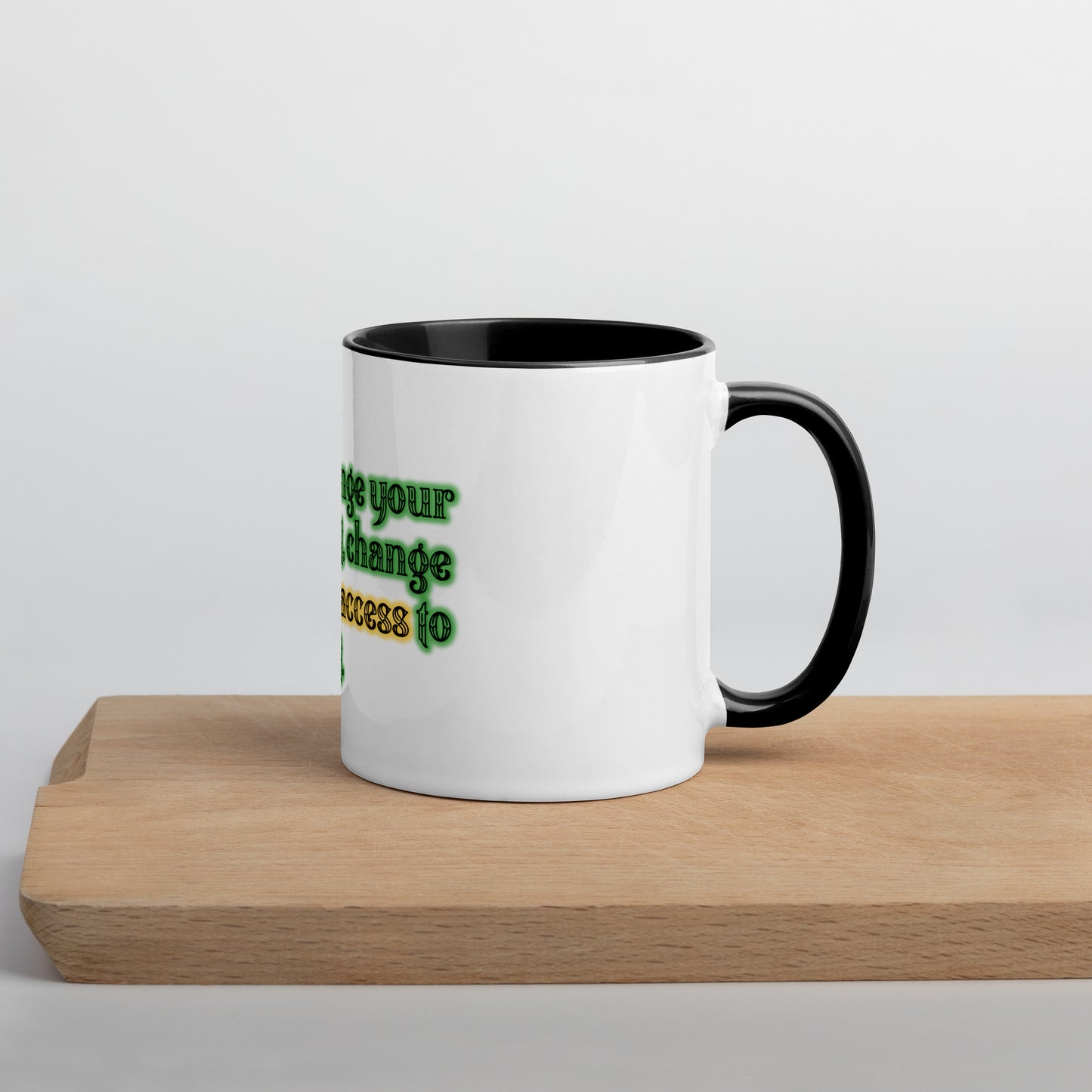 Soft Heart Mug With Color Inside