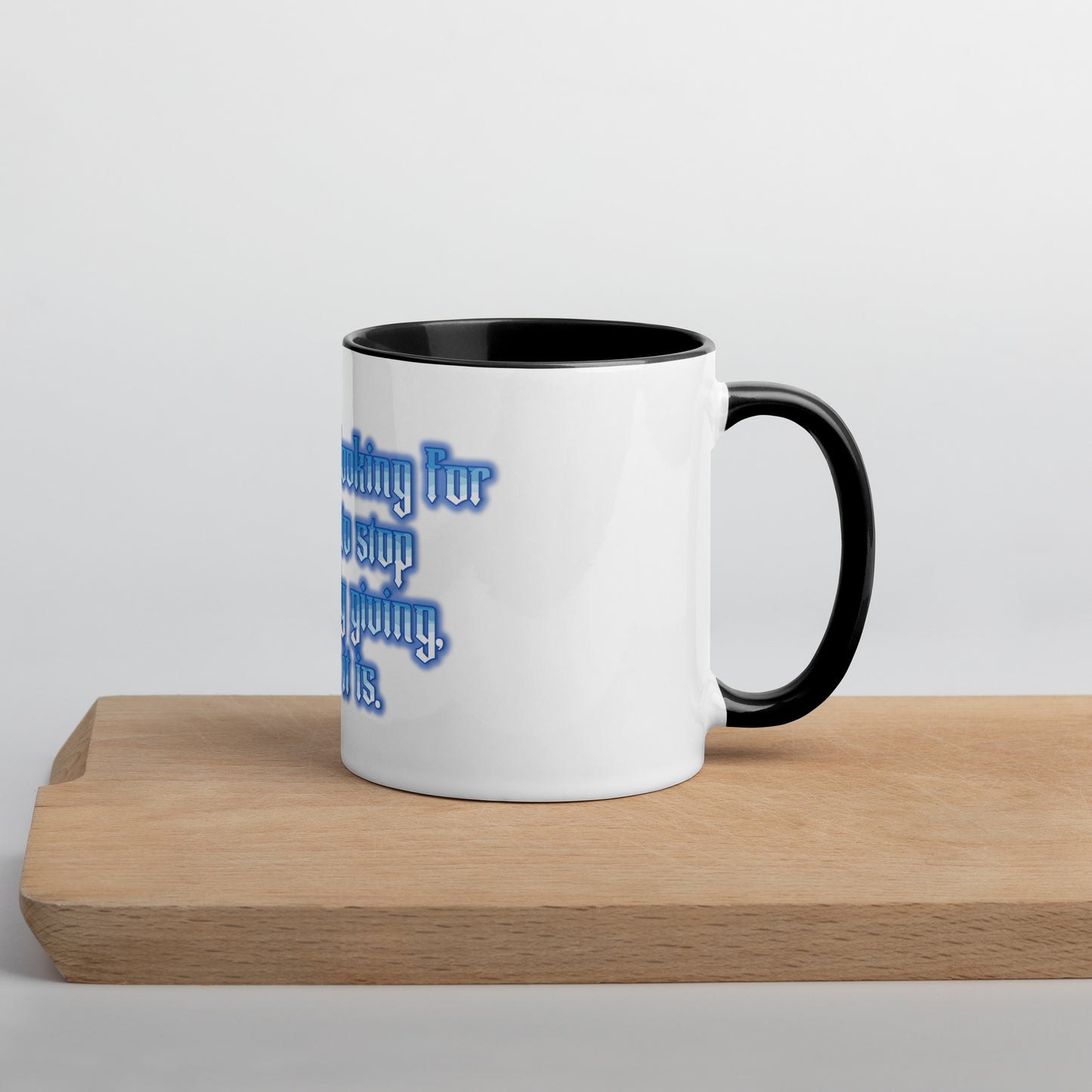 Endless Giving Mug With Color Inside