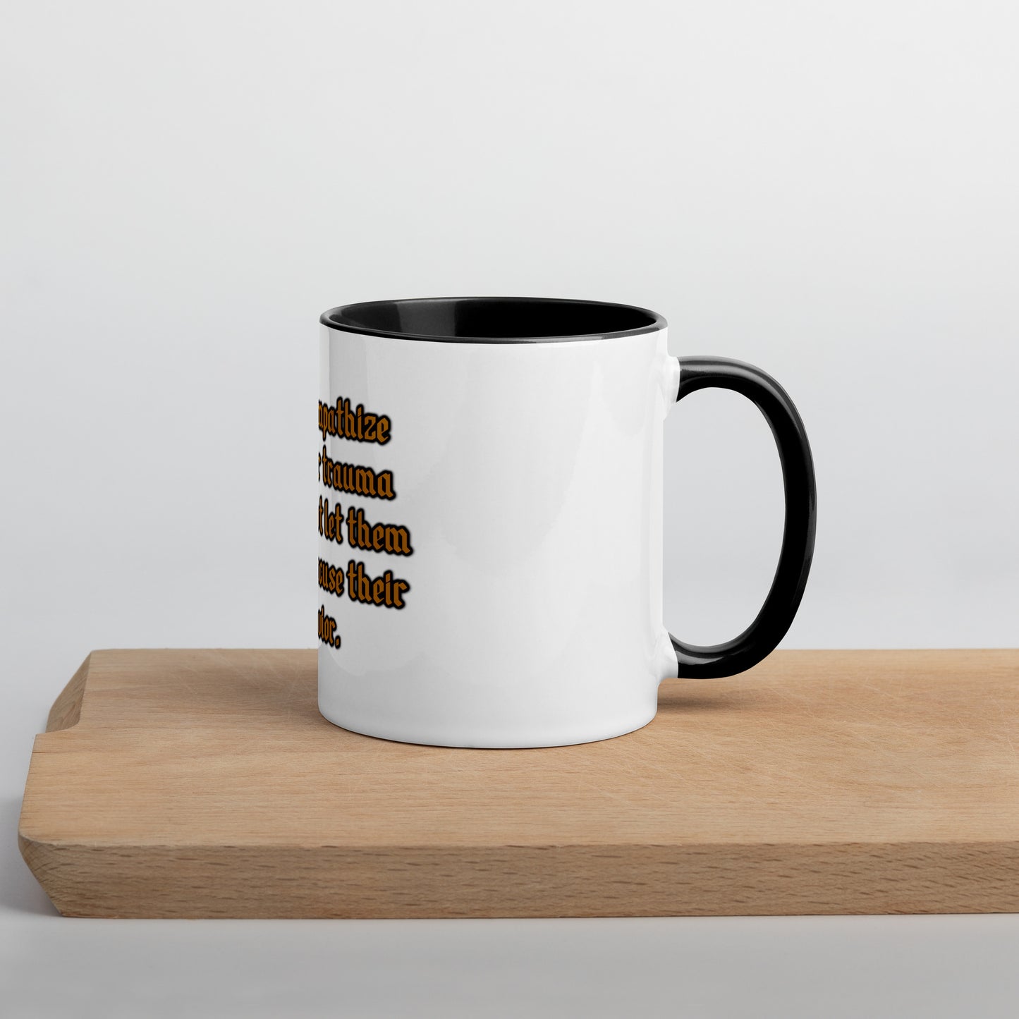 Empathy #1 Mug With Color Inside