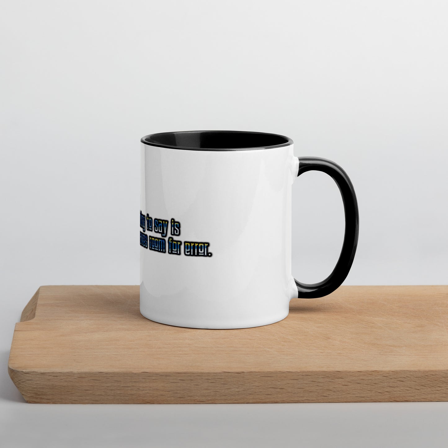 IDK #1 Mug With Color Inside