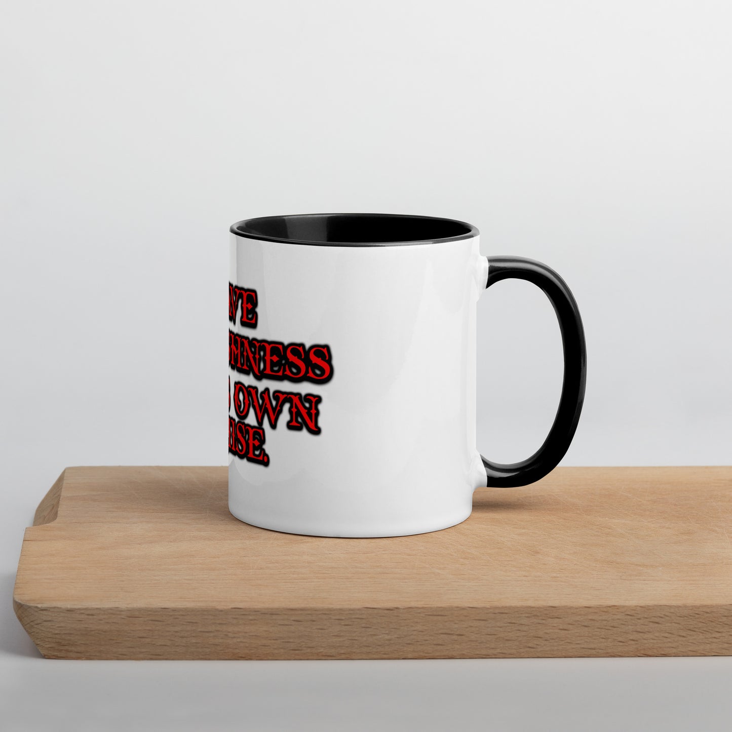 Foolishness Mug With Color Inside