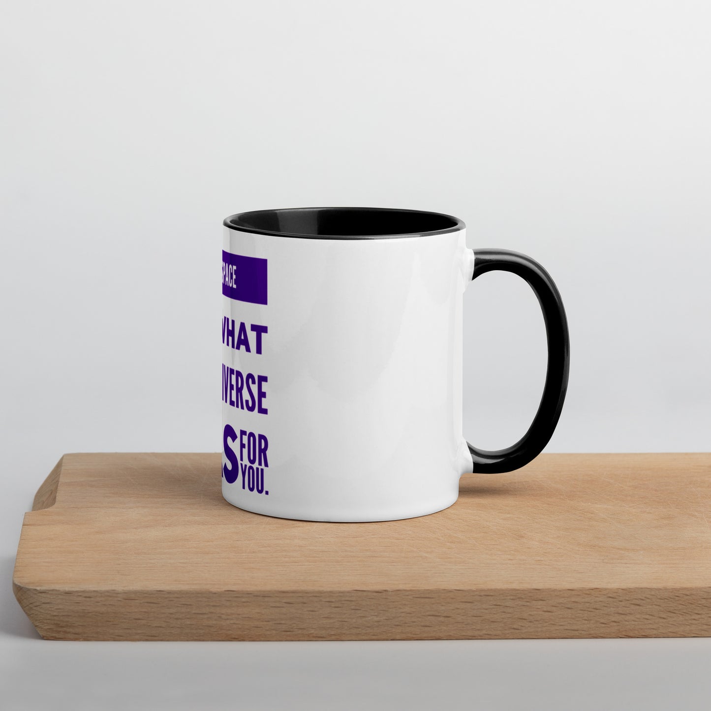 Hold Space #2 Mug With Color Inside