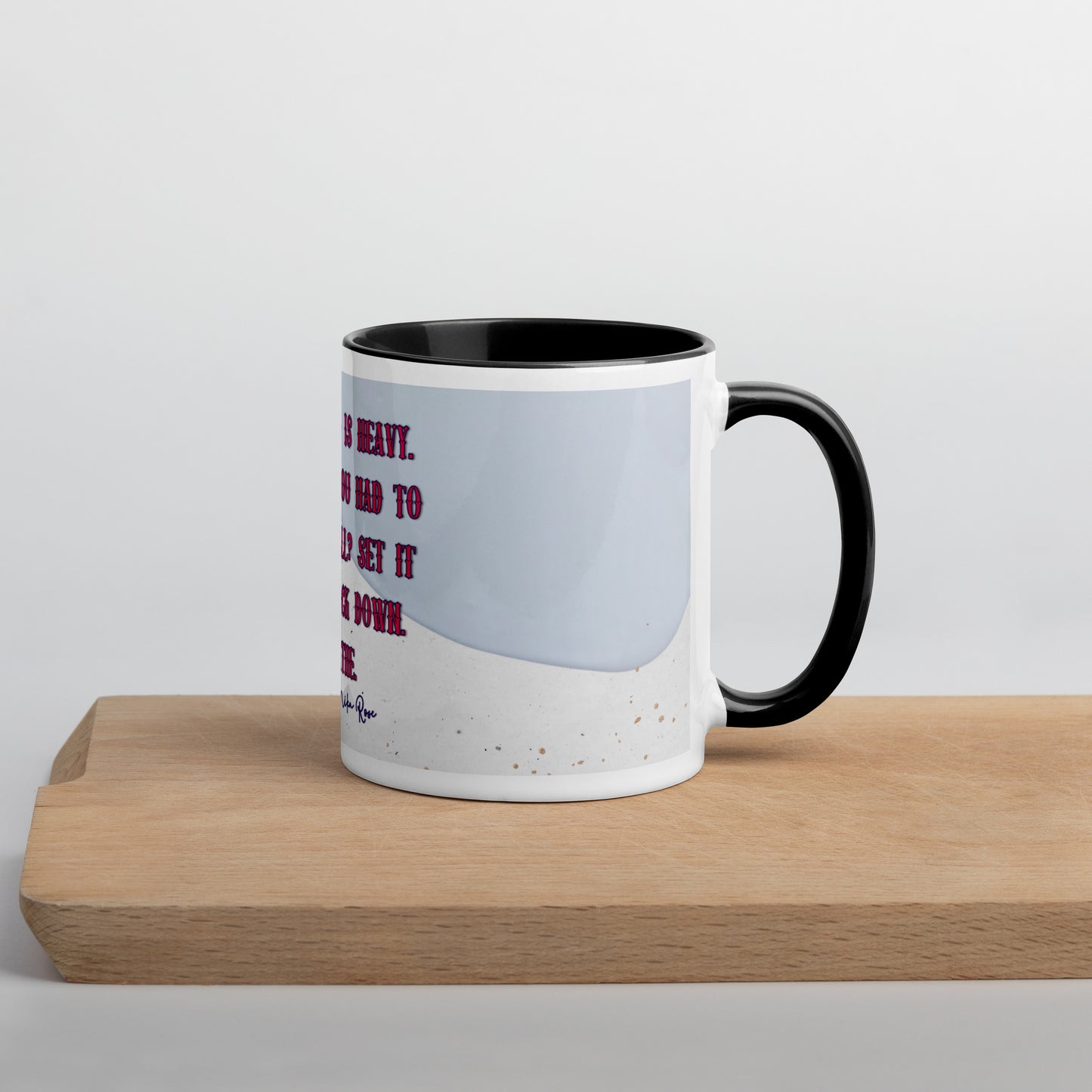 Nika's Prose (2) Mug With Color Inside