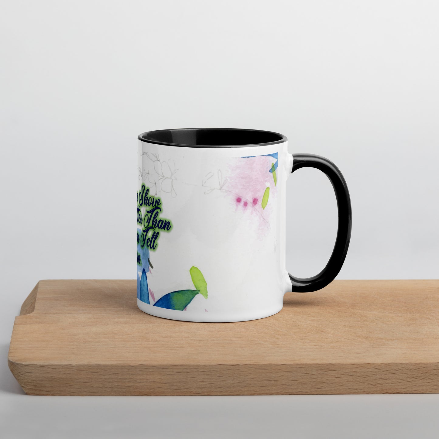 Show Them (2) Mug With Color Inside