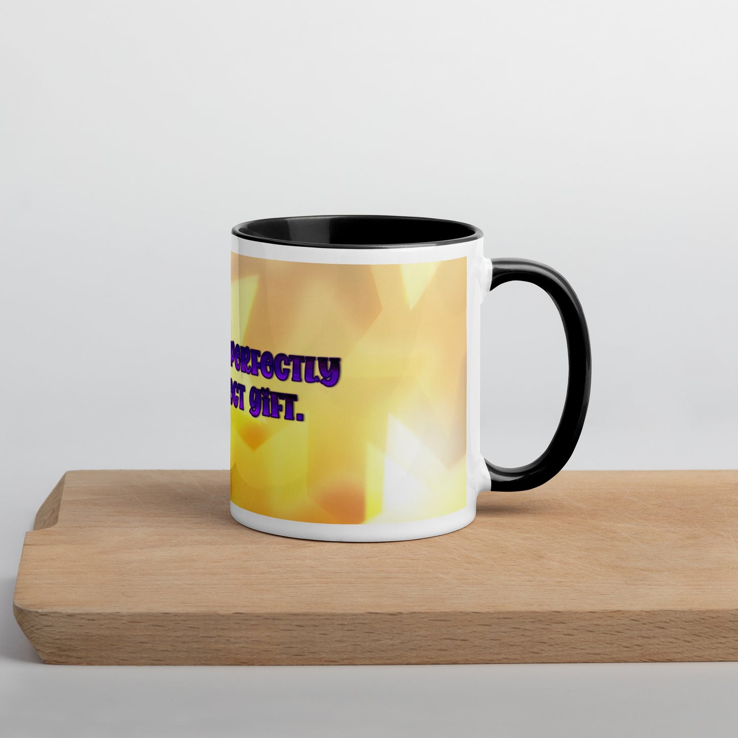 Perfectly Imperfect (2) Mug With Color Inside