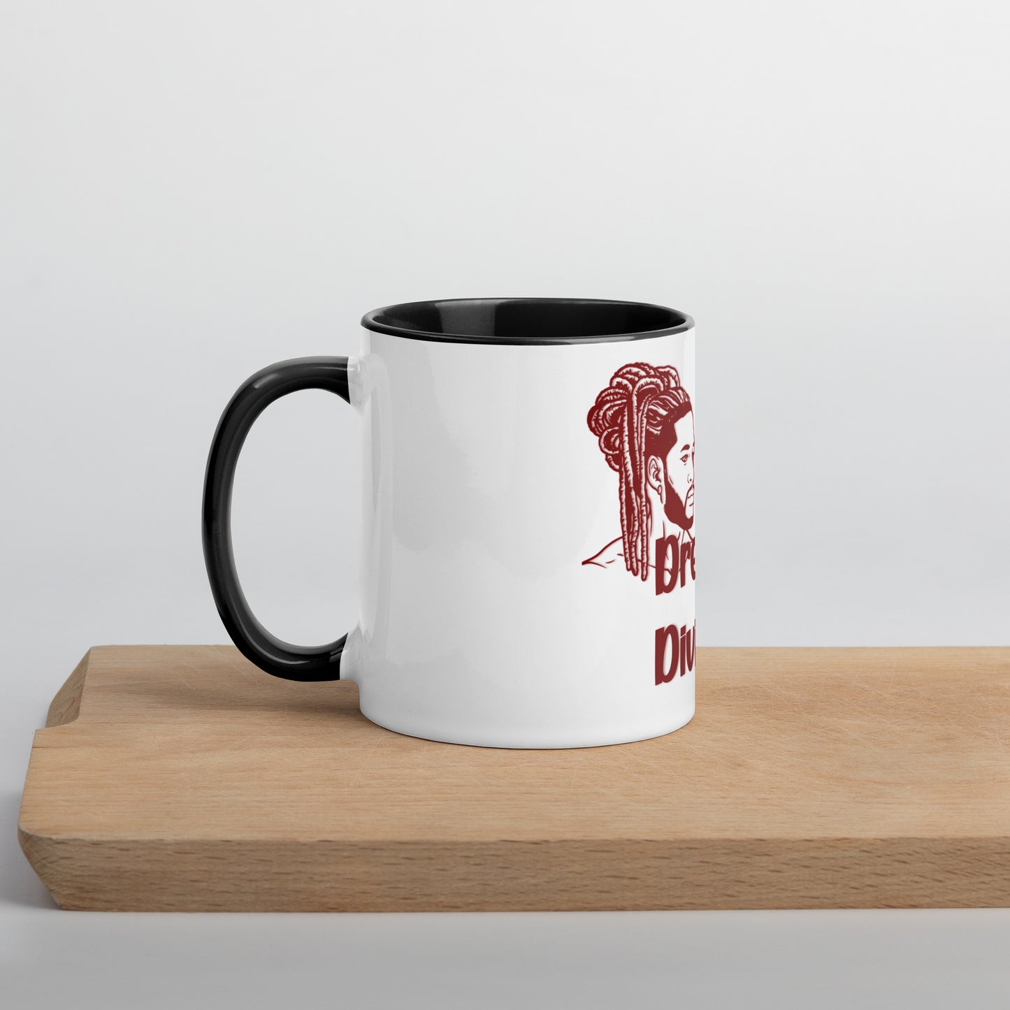 DD Man (Maroon) Mug With Color Inside