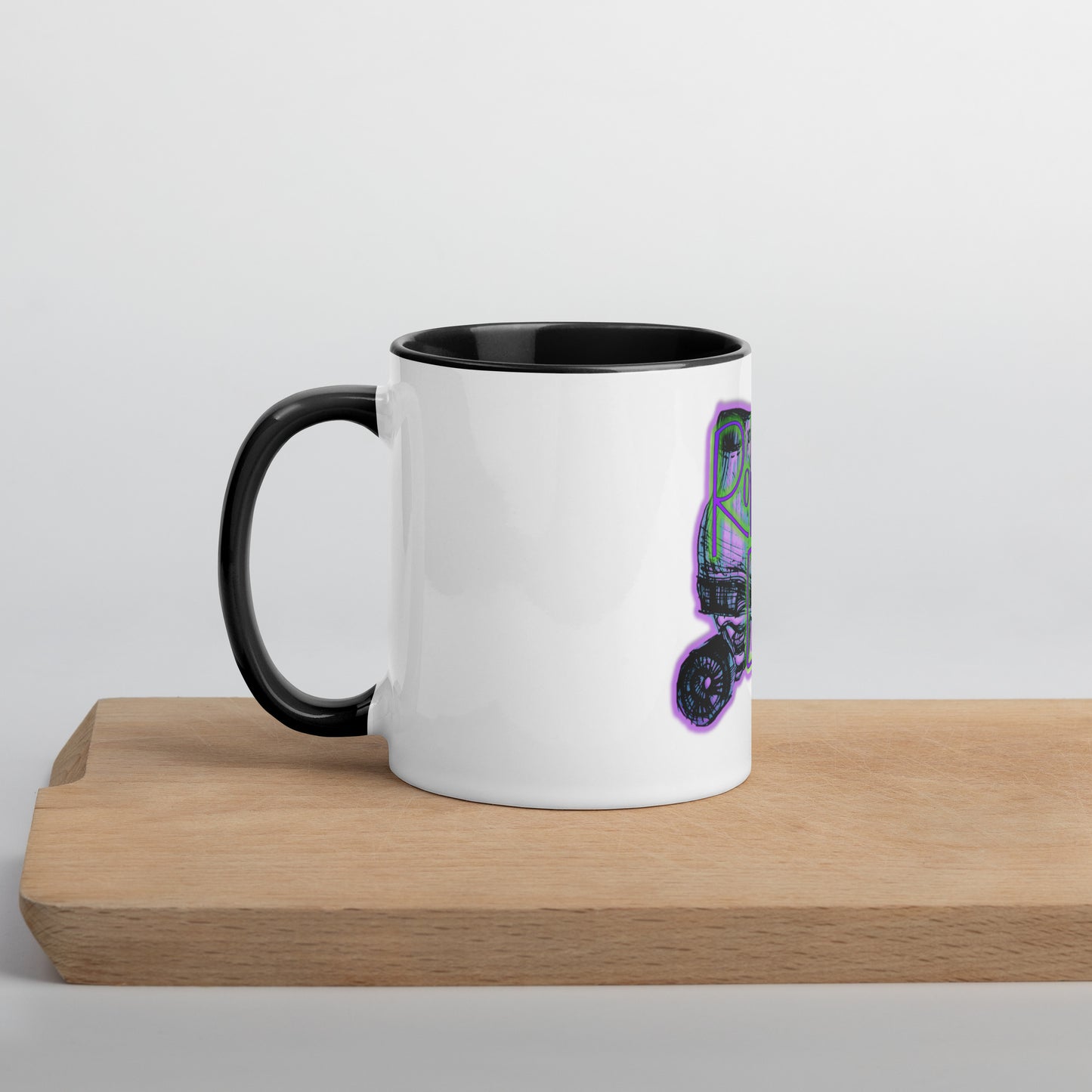 Roller Daze Mug With Color Inside