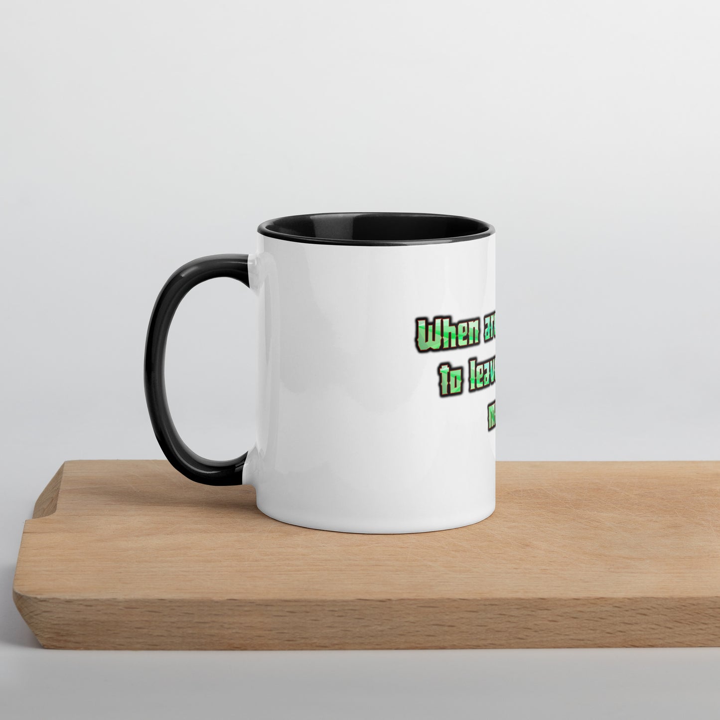 Survival Mode Mug With Color Inside