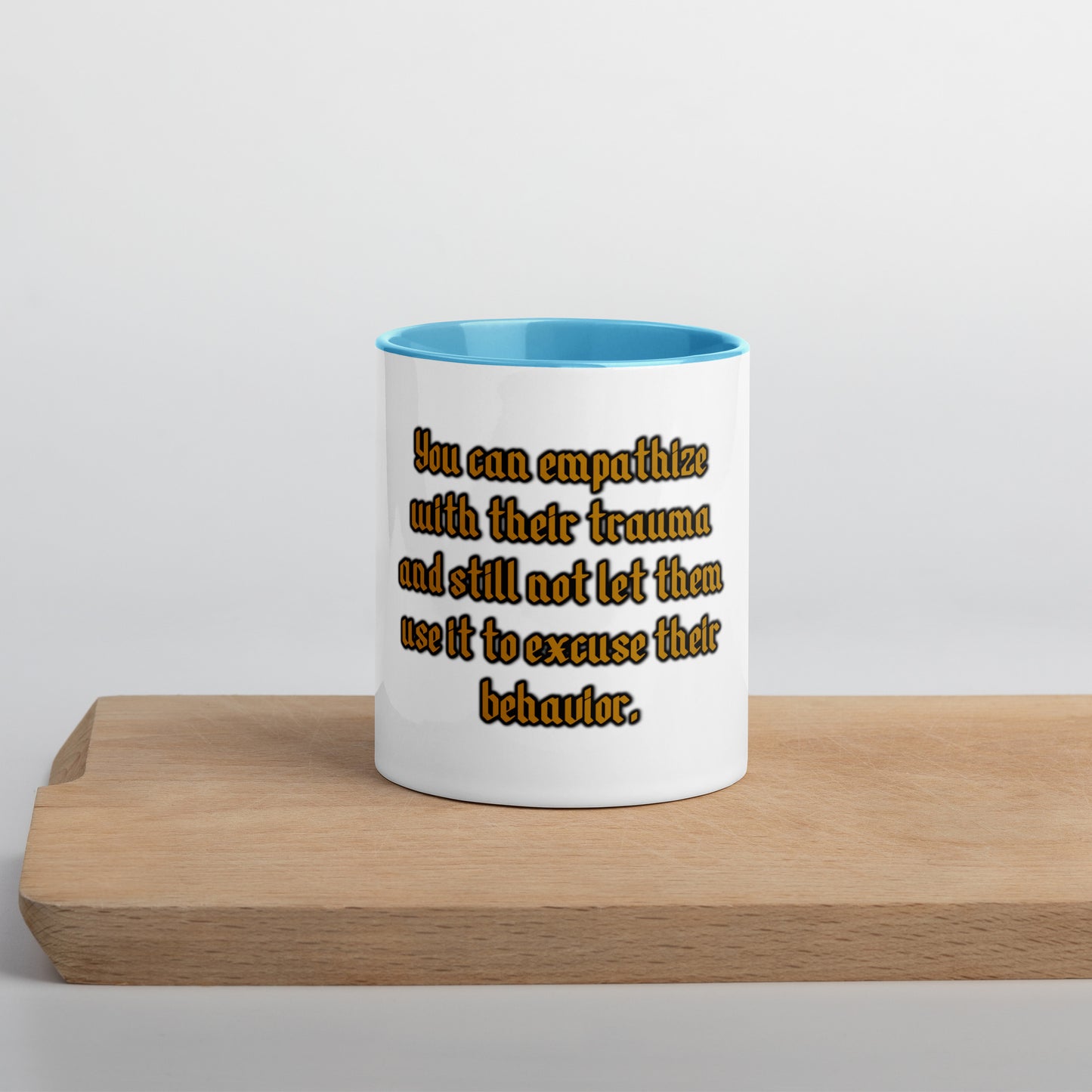 Empathy #1 Mug With Color Inside