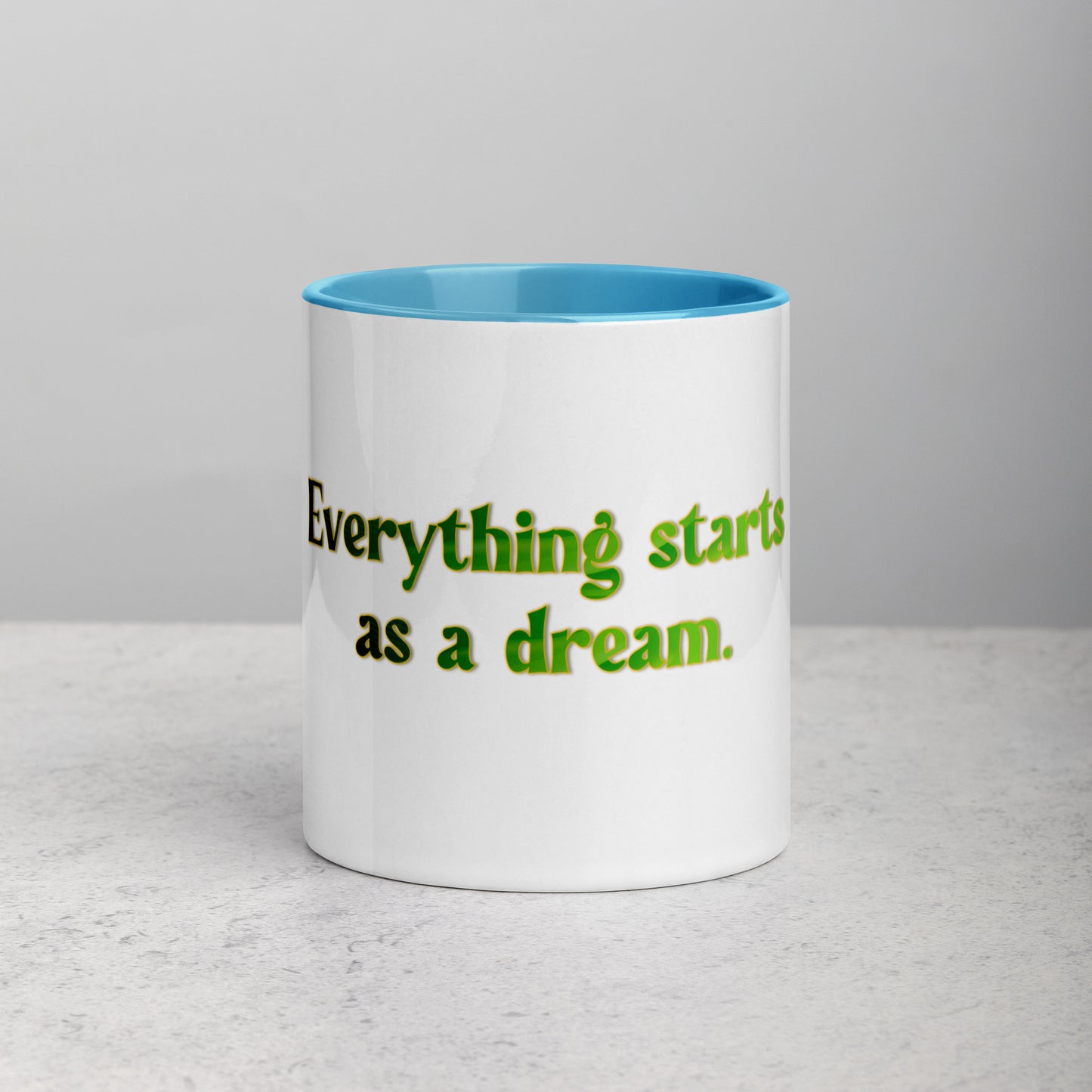 How It Starts Mug With Color Inside