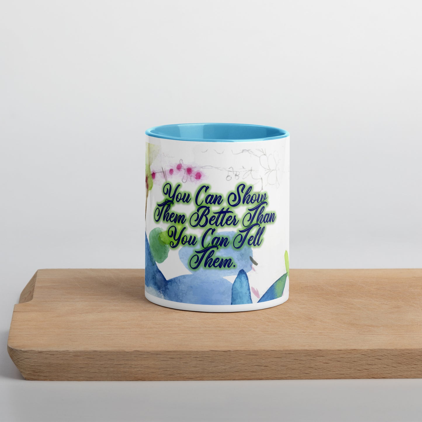 Show Them (2) Mug With Color Inside