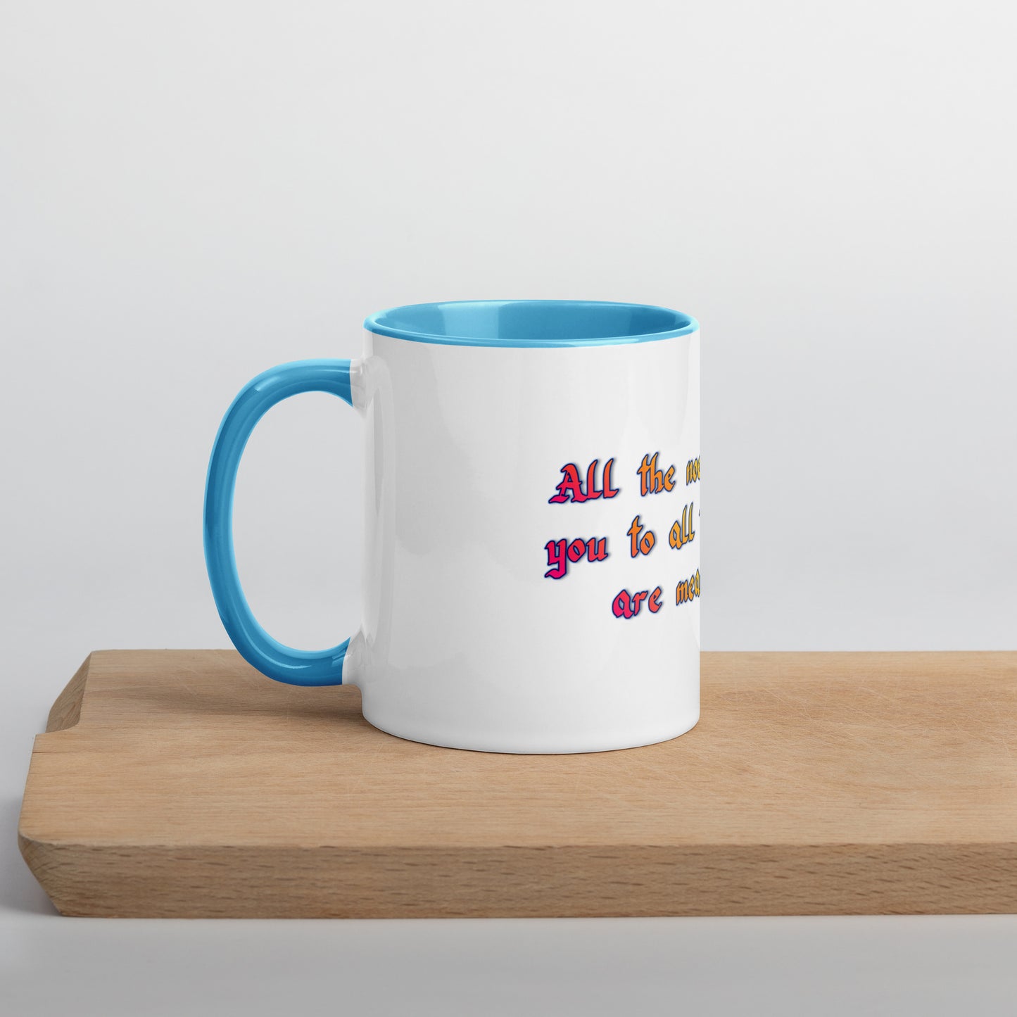 All The Noes Mug With Color Inside