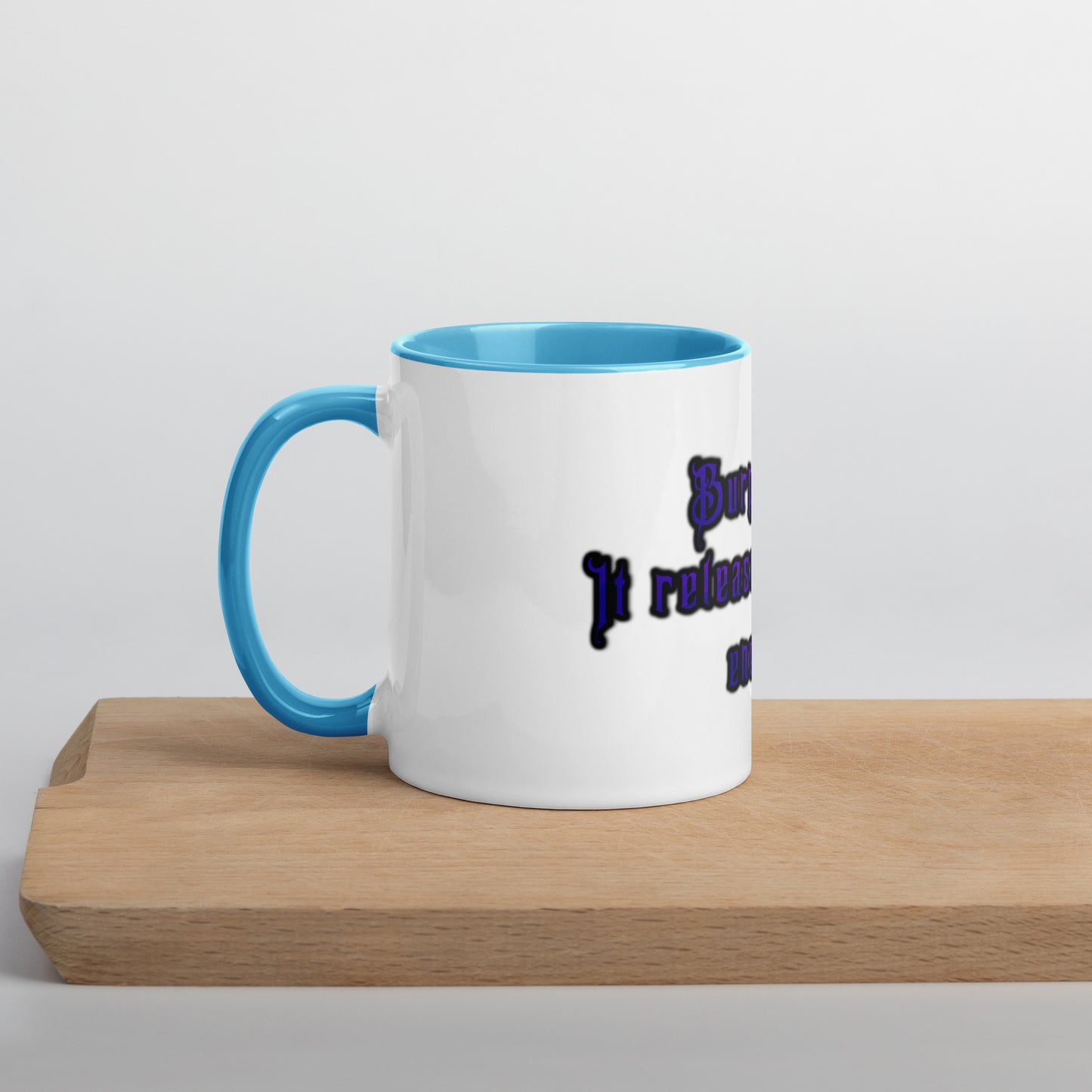 Burp More #1 Mug With Color Inside