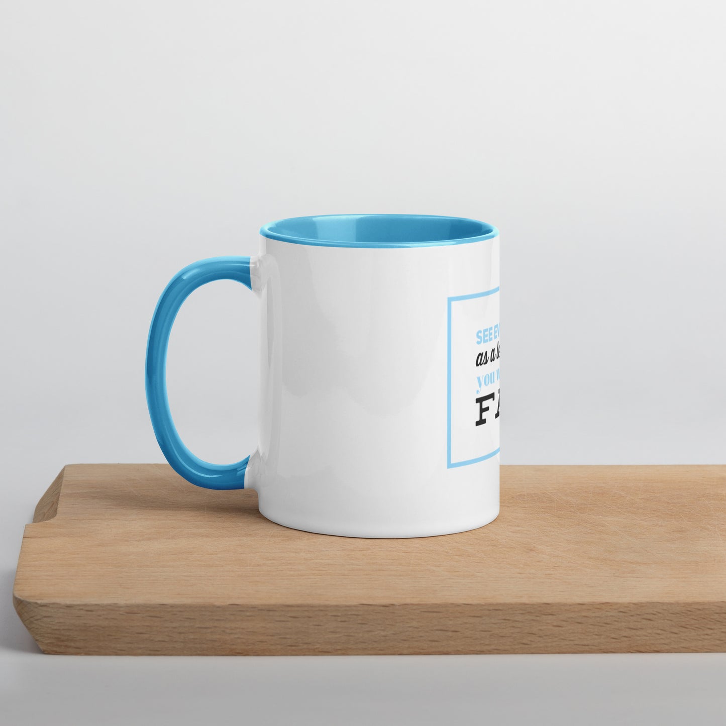A Lesson #2 Mug With Color Inside