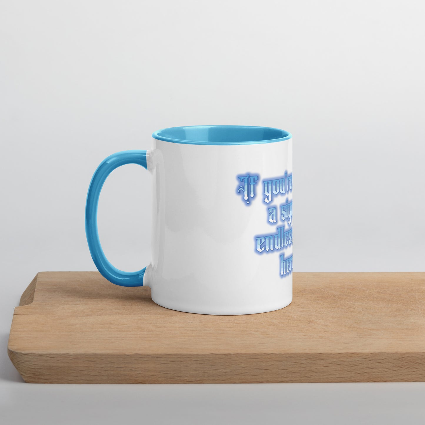 Endless Giving Mug With Color Inside
