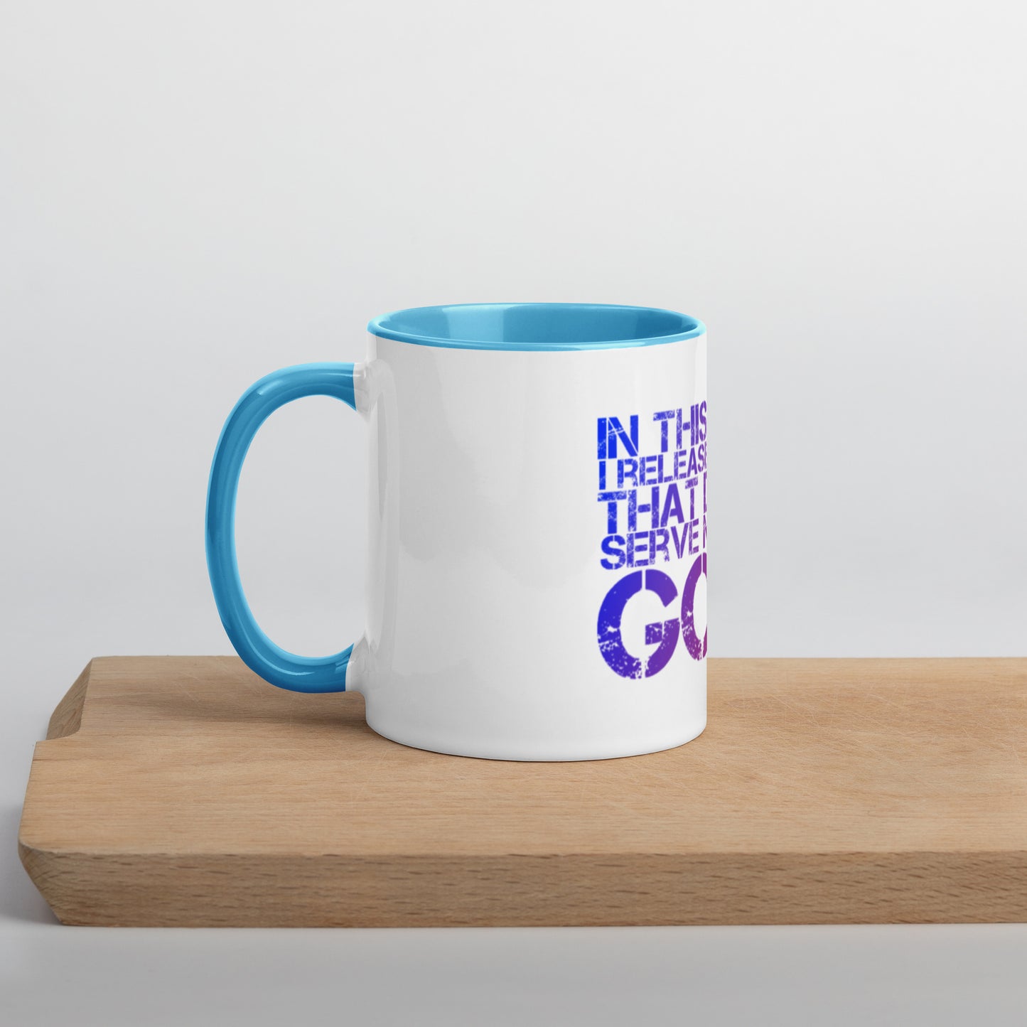 Release Everything Mug With Color Inside