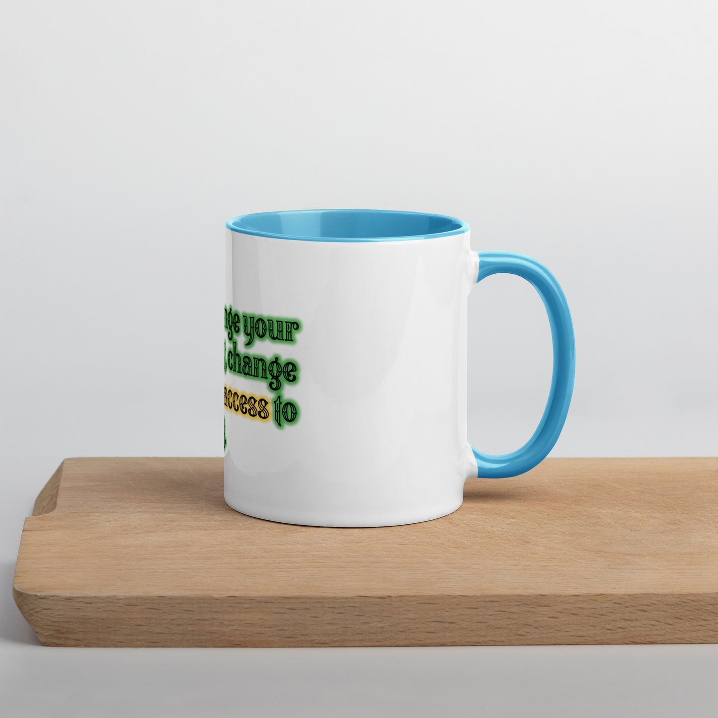 Soft Heart Mug With Color Inside